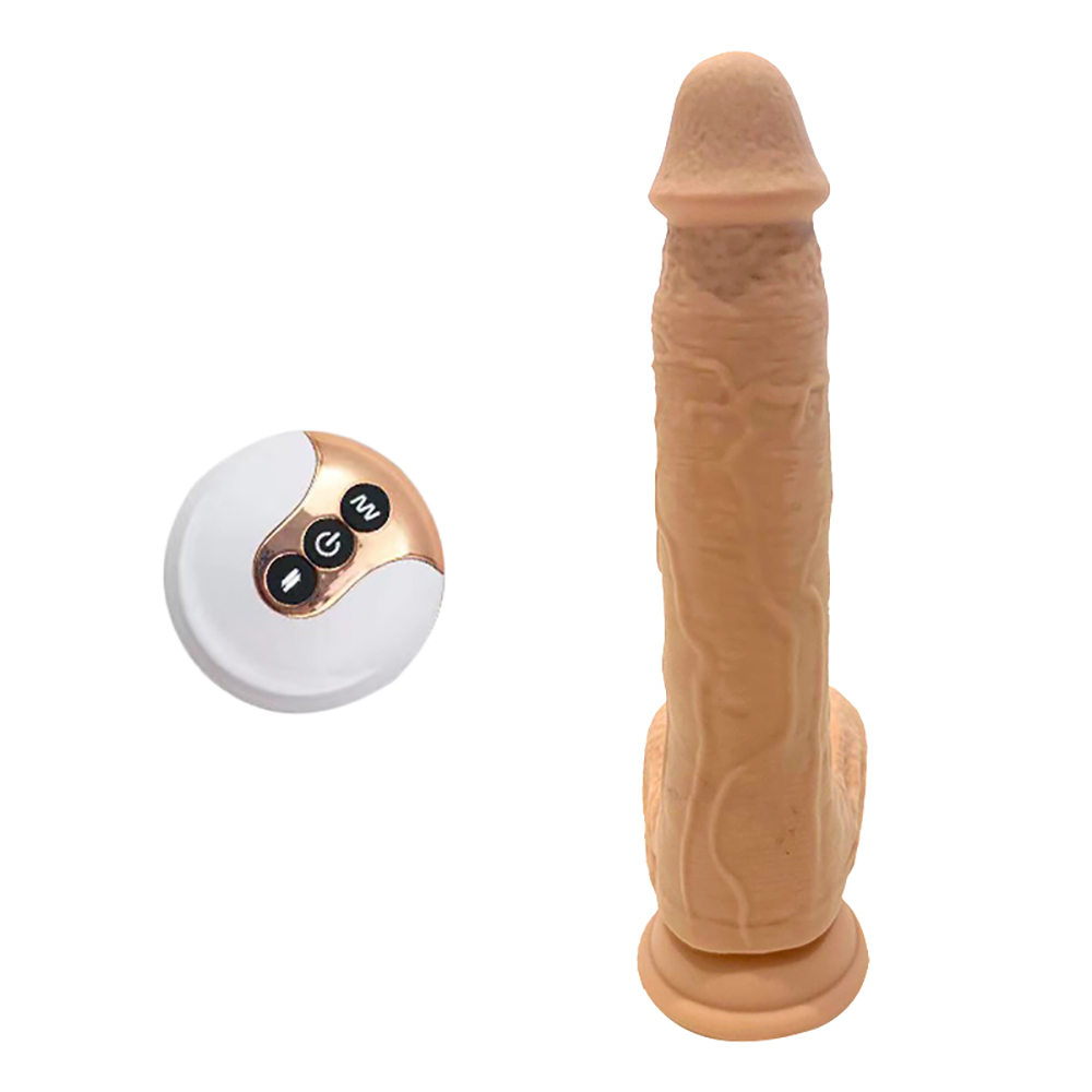 Elite Feels So Real Premium Silicone Remote Control 7.5 Realistic Thrusting  Dildo - Light Beige - Romantic Depot | Adult Sex Toy Superstore