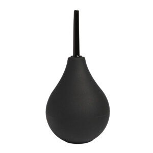 Black rubber enema bulb syringe