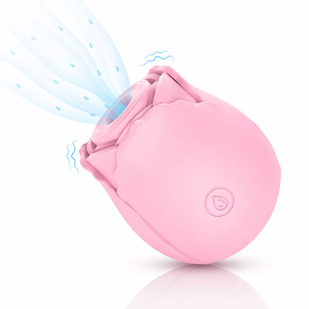 rose toy delivery Elite Rose Clitoral Sucking Stimulator 3.0 - Light Pink - Romantic Depot