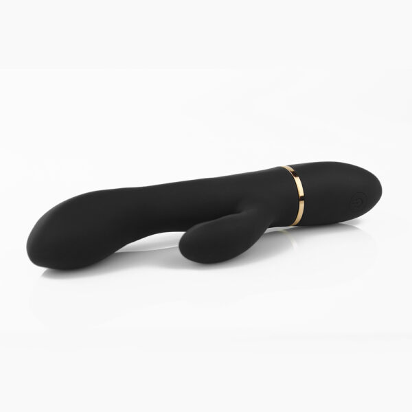 Elite Silky Smooth 10 Speed Rabbit Vibrator - Black - Image 3