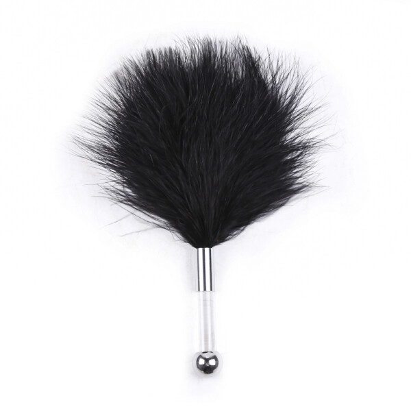 feather tickler sex toy Rechargeable Master Series Tickler Vibrating Silicone Feather Tickler Sex  Toy main image 1