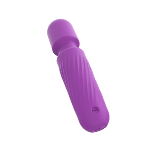Elite Super Sonic Rechargeable Mini Vibrating Wand - Purple