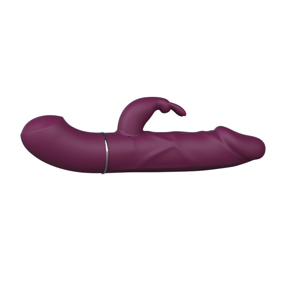 Elite Rotating Rabbit Vibrator - Maroon - Image 7