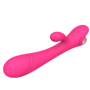 Elite U-Shaped Silky Smooth Silicone G-Spot Rabbit Vibrator