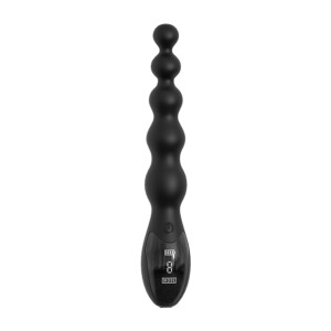 VIP Elite Premium Silicone Vibrarting Probe with Graduating Anal Beads