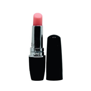 Glam Girl Pink Lipstick VIbrator with Black Case