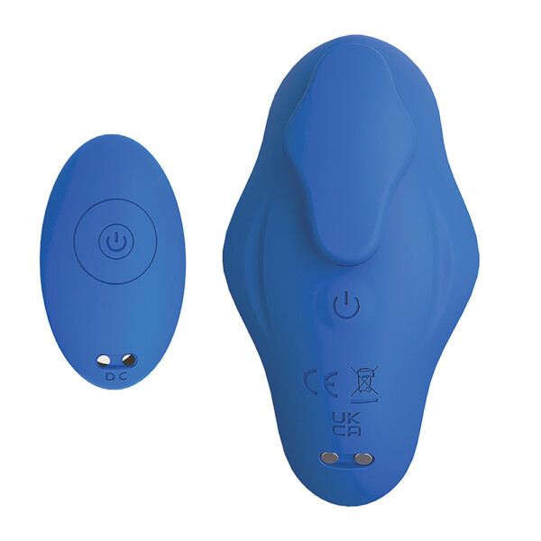 Premium Silicone Deep Ocean Blue Couples Vibrator - Image 2
