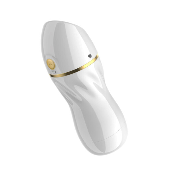 Pure Power Automatic Rechargeable Blow Job Machine for Men - White - Image 4