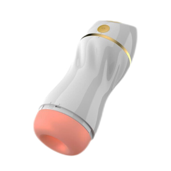 Pure Power Automatic Rechargeable Blow Job Machine for Men - White