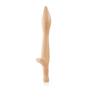 SI Novelties Goose 13" Fisting Dildo with Handle - Light Beige