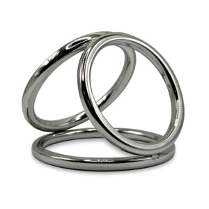 Stainless Steel Triple Cock and Ball Chamber - Chrome - 45x50x55mm