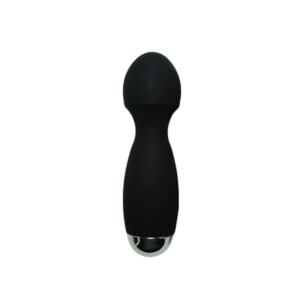 Super Pro Mini Recharegeable Vibraring Wand - Black