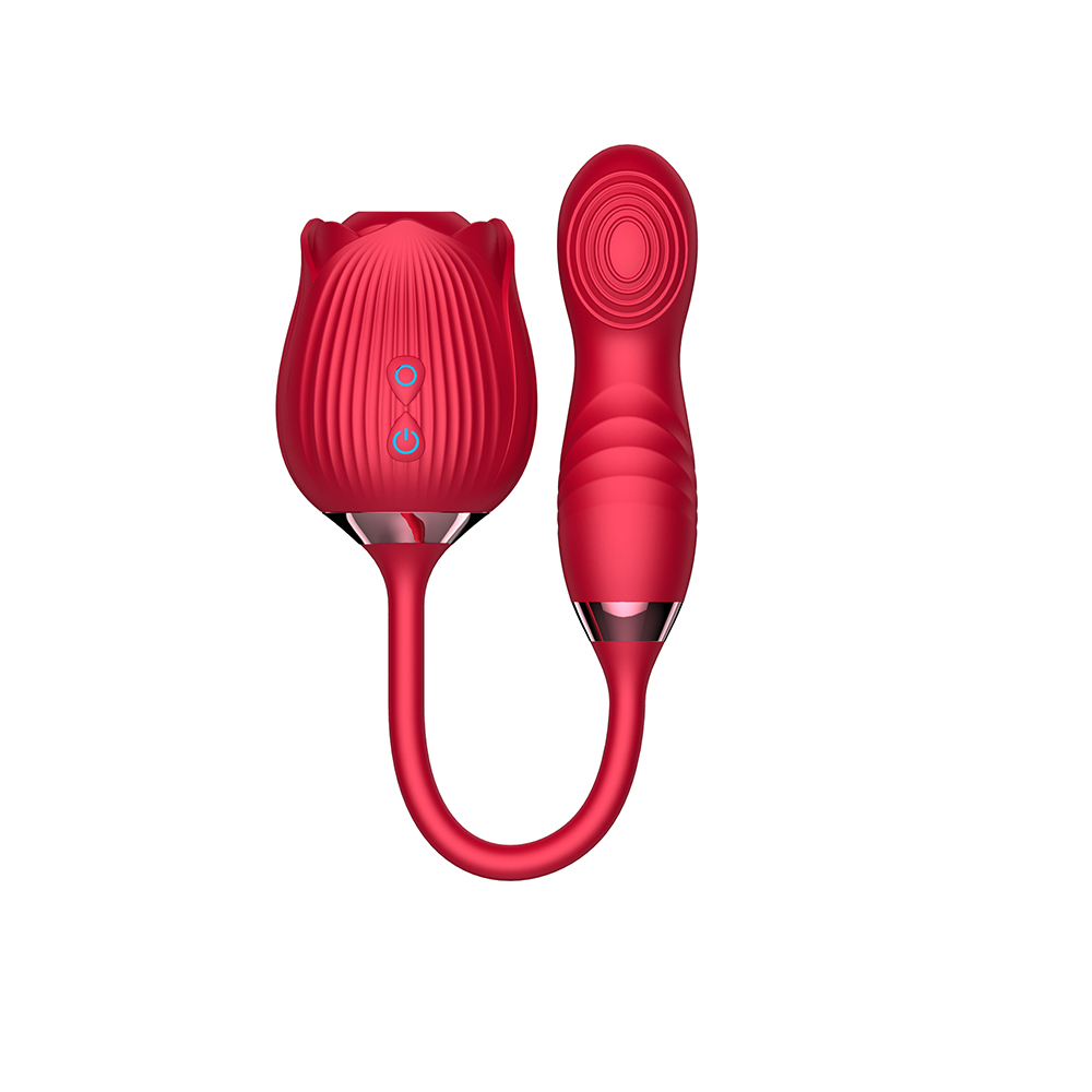 Supersonic Premium Silicone Vibrating Finger Rose Vibrator - Image 3