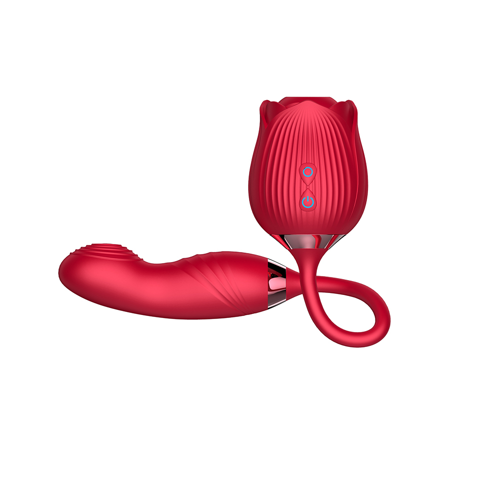 Supersonic Premium Silicone Vibrating Finger Rose Vibrator - Image 4