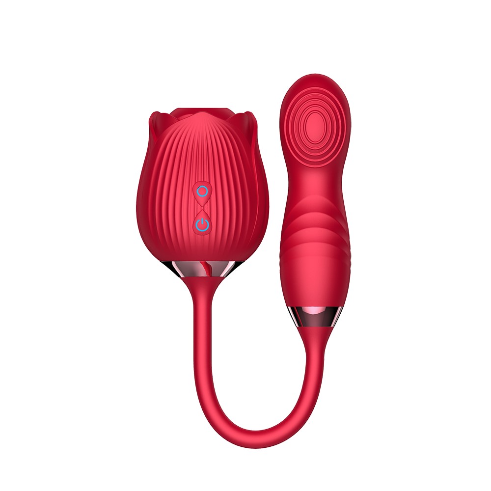Supersonic Premium Silicone Vibrating Finger Rose Vibrator - Image 7
