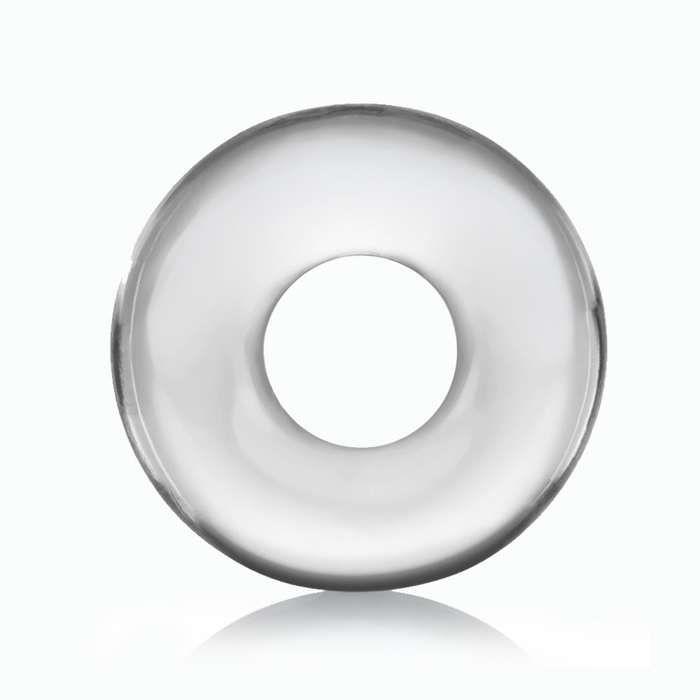 Thick Power Stretch 2" Donut Cock Ring - Clear - Romantic Depot | Adult Sex  Toy Superstore