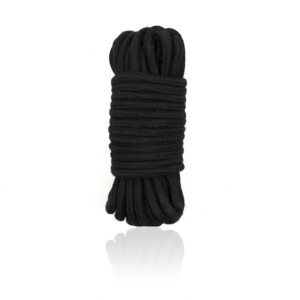 Elite BDSM Black Shibari Bondage Rope - 30 Feet