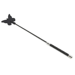 Elite BDSM Butterfly Shaped Faux Leather Riding Crop