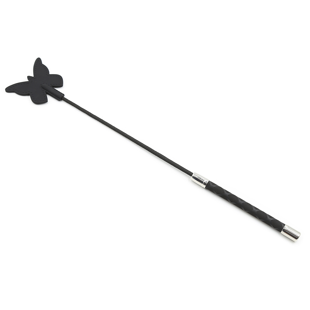 Elite BDSM Butterfly Shaped Faux Leather Riding Crop - Romantic Depot