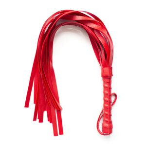 Elite BDSM Premium Flogger - Red