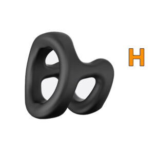 Elite Stamina Enhancing Cock and Ball Separator - Black