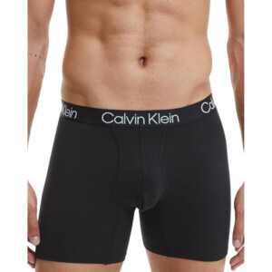 Calvin Klein Soft Boxer Briefs for Men - Black - Large