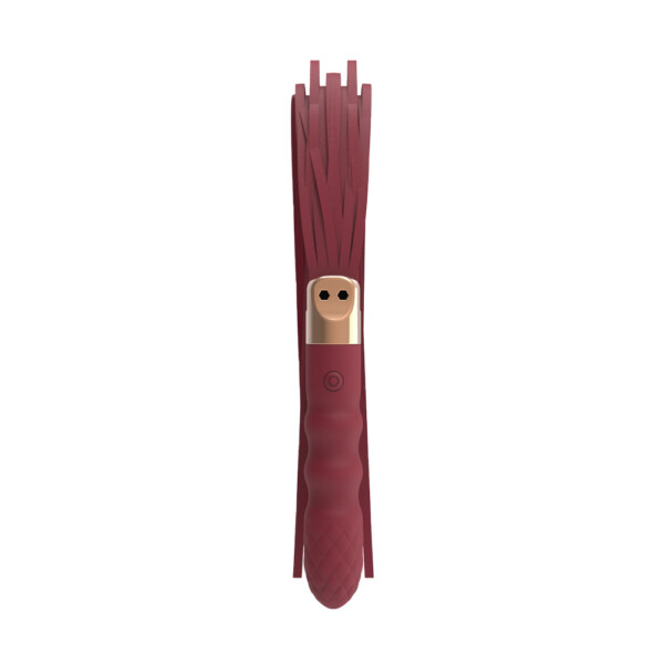 sexspielzeug flogger Fun BDSM Flogger with G-Spot Vibrator - Romantic Depot
