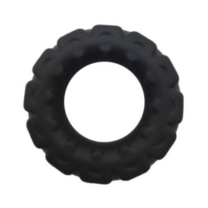 Elite Ultimate Rough Rider Tire Tread Cock Ring - Black
