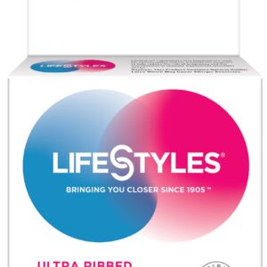 LifeStyles Ultra Ribbed Condoms 3 Pack