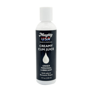 Naughty USA Creamy Cum Juice Personal Lubricant - 4oz.