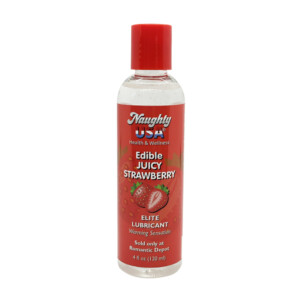 Naughty USA Strawberry Lubricant - 4oz.