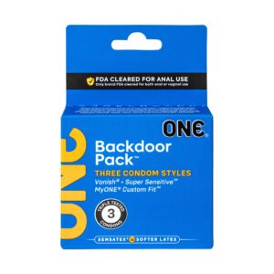 One Backdoor Condoms 3 Pack