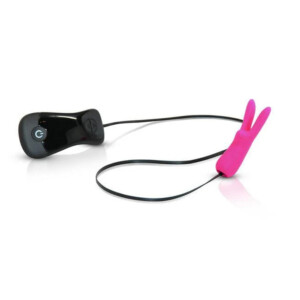 Pinky B Silicone Remote Control Bunny Teaser Vibrator - Hot Pink