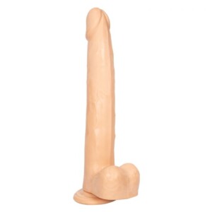 Size Queen® 12" Realistic Dildo - Light Beige
