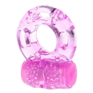 Super Stretch Vibrating Couples Cock Ring - Pink