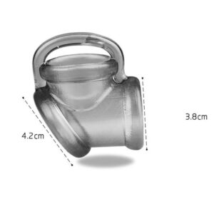 Elite Power Tugger Ballsack Stretcher Cock Ring - Grey