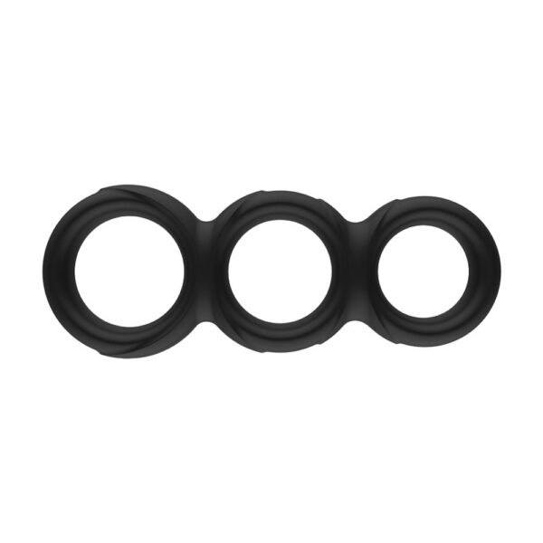 Triple Crown Cock Rings Pack of 3 - Black - Romantic Depot | Adult Sex Toy  Superstore