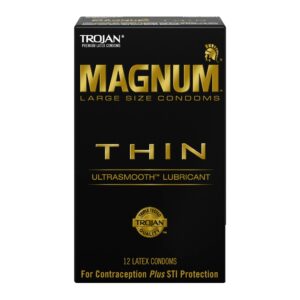 Trojan Magnum Thin Condoms 12 Pack
