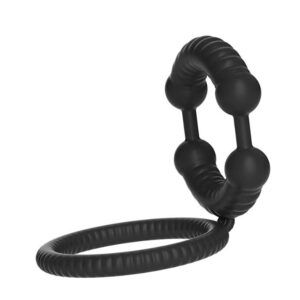 Elite VIP Grip Force Dual Stamina Enhancer Cock Ring - Black