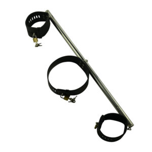 Naughty USA BDSM Steel Bar with Restraint Black