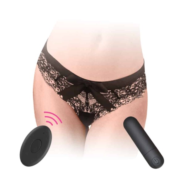 Elite Remote Control Vibrator with Panties - One Size Fits Most