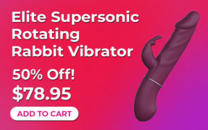 Elite-Supersonic-Rotating-Rabbit-Vibrator-Maroon