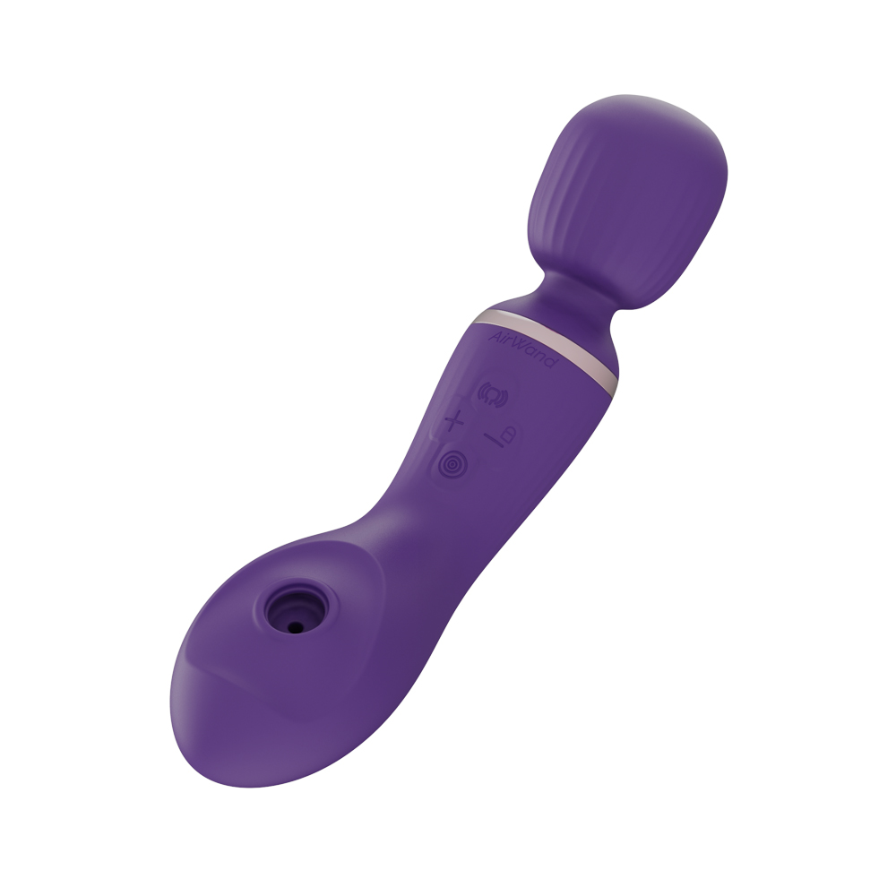 Elite Silicone Hybrid Sucking & Vibrating Wand - Deep Purple - Romantic  Depot | Adult Sex Toy Superstore