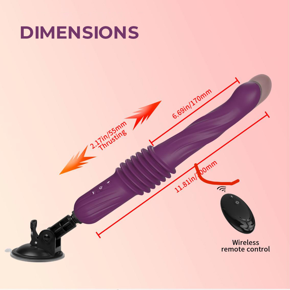 Elite Velvet Rhythm with Remote & Optional Mount - Romantic Depot | Adult Sex  Toy Superstore