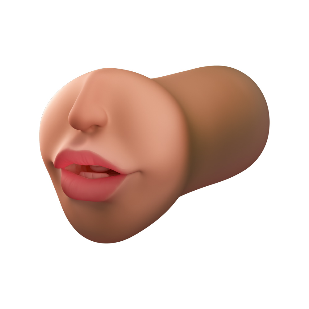 Elite Realistic Sucking Lips Caramel - Image 7