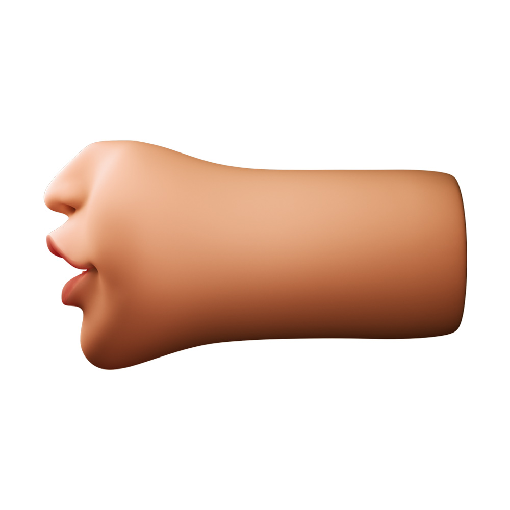 Elite Realistic Sucking Lips Caramel - Image 9