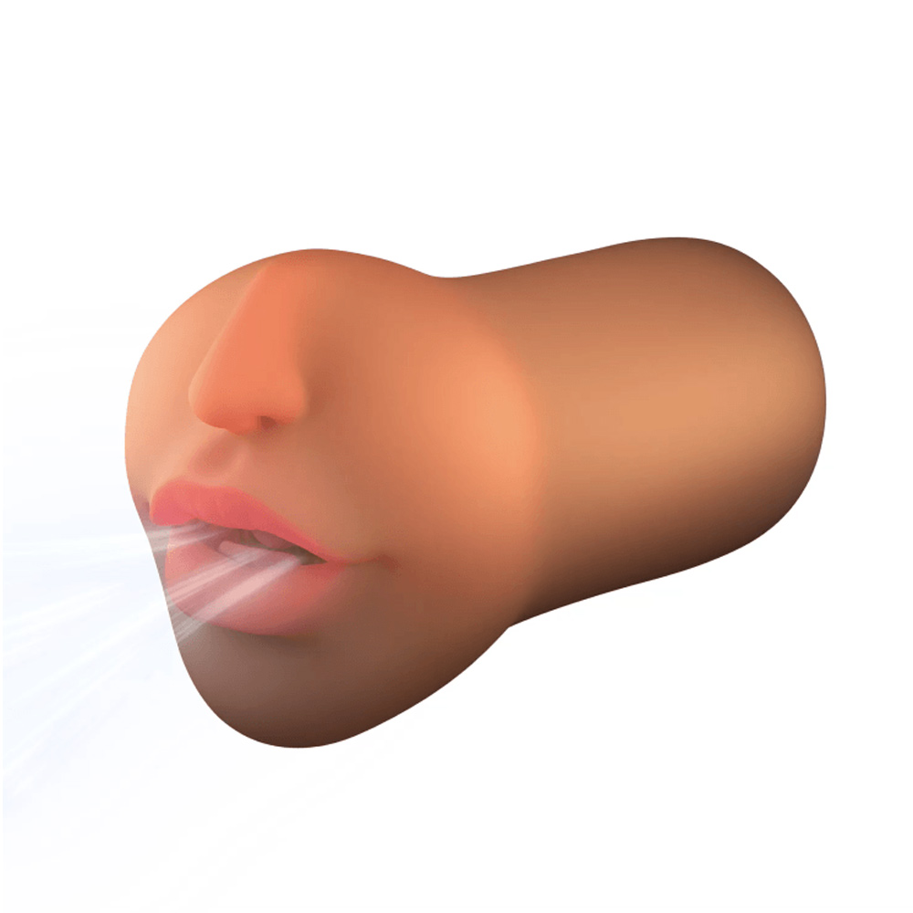 Elite Realistic Sucking Lips Caramel - Image 3