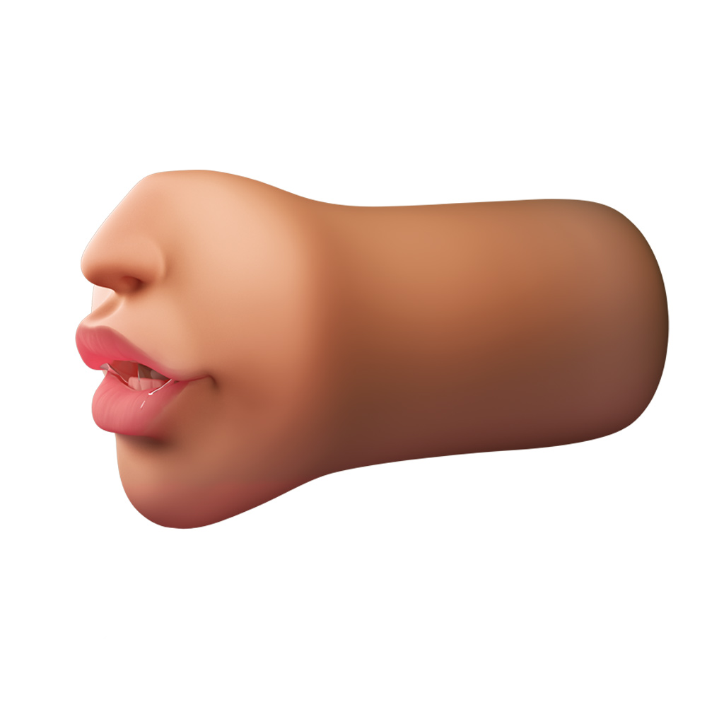 Elite Realistic Sucking Lips Caramel - Image 5