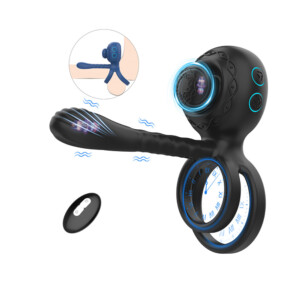 Multifunctional vibrating massage tool with remote control