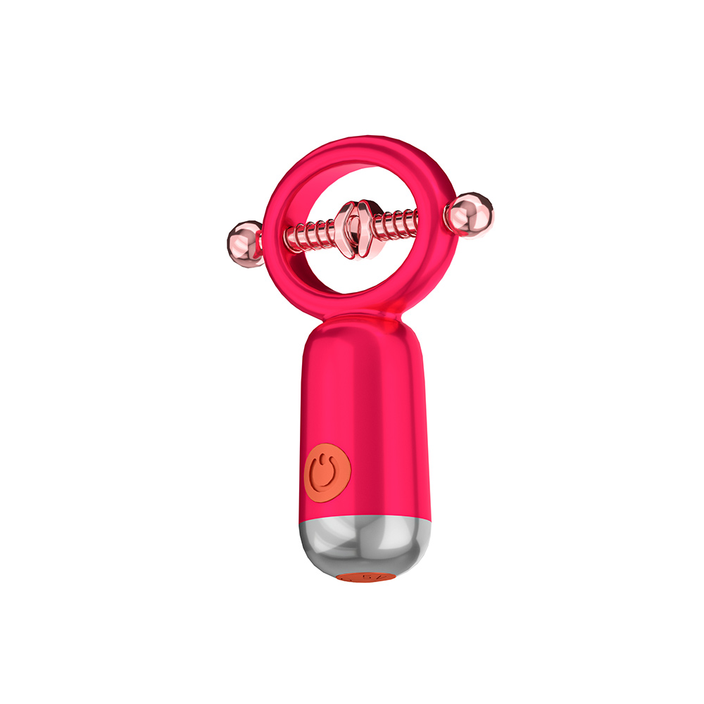 Pink handheld electronic scalp massager
